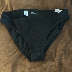 NEVER WORN. black aerie bikini bottoms